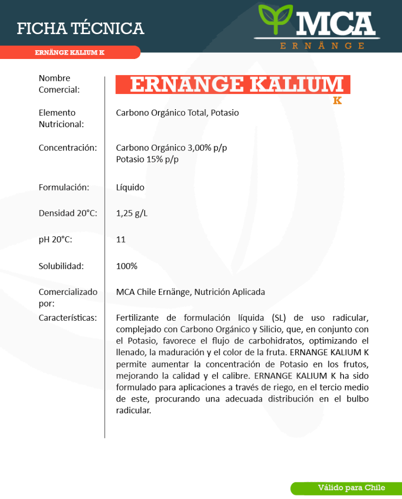 Ficha técnica Kailum k